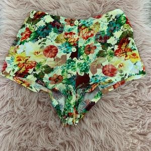 Mini Floral Shorts